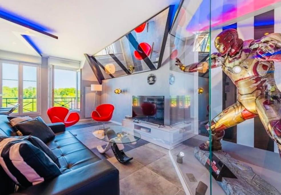 Appartement Disney Avengers, 5 Min Des Parcs Magny-le-Hongre Luaran gambar